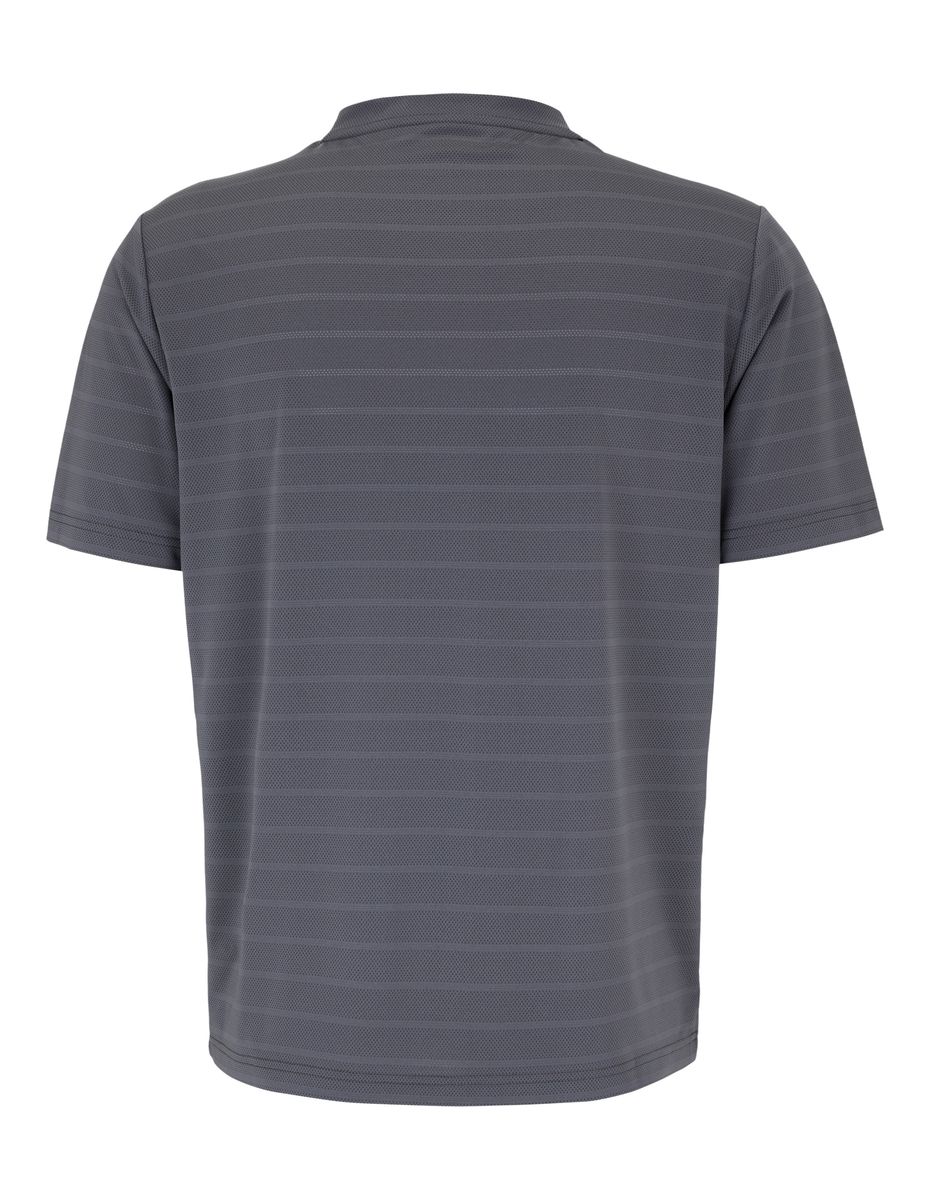 Herren Gestreiftes Performance V-Ausschnitt T-Shirt