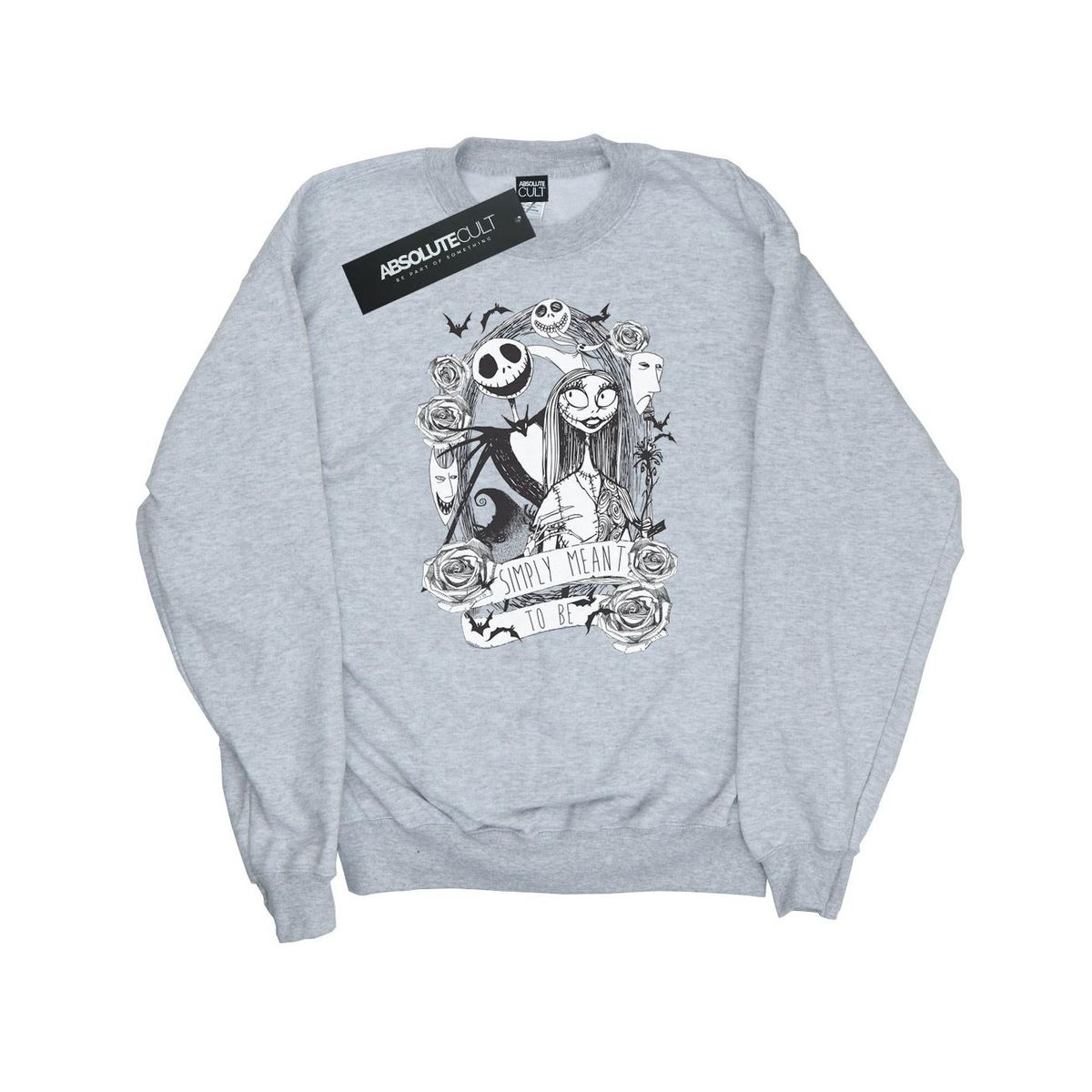 Nightmare Before Christmas Graues Sweatshirt