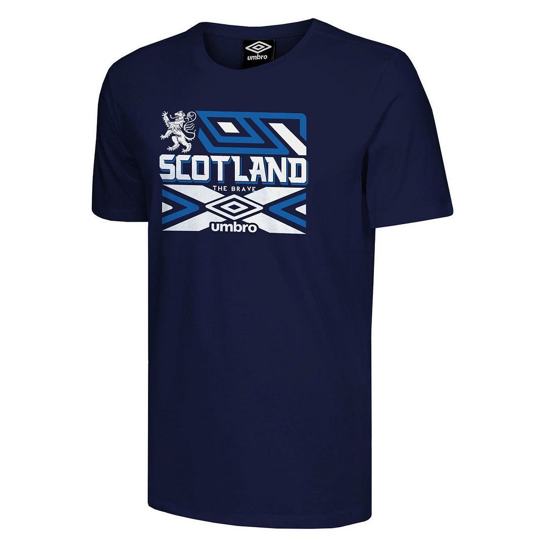 Schottland Brave Marine Grafik T-Shirt