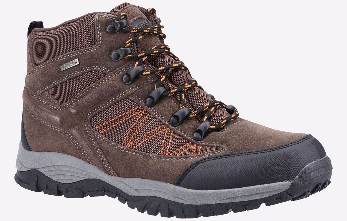 Wasserdichte Wanderstiefel aus Wildleder