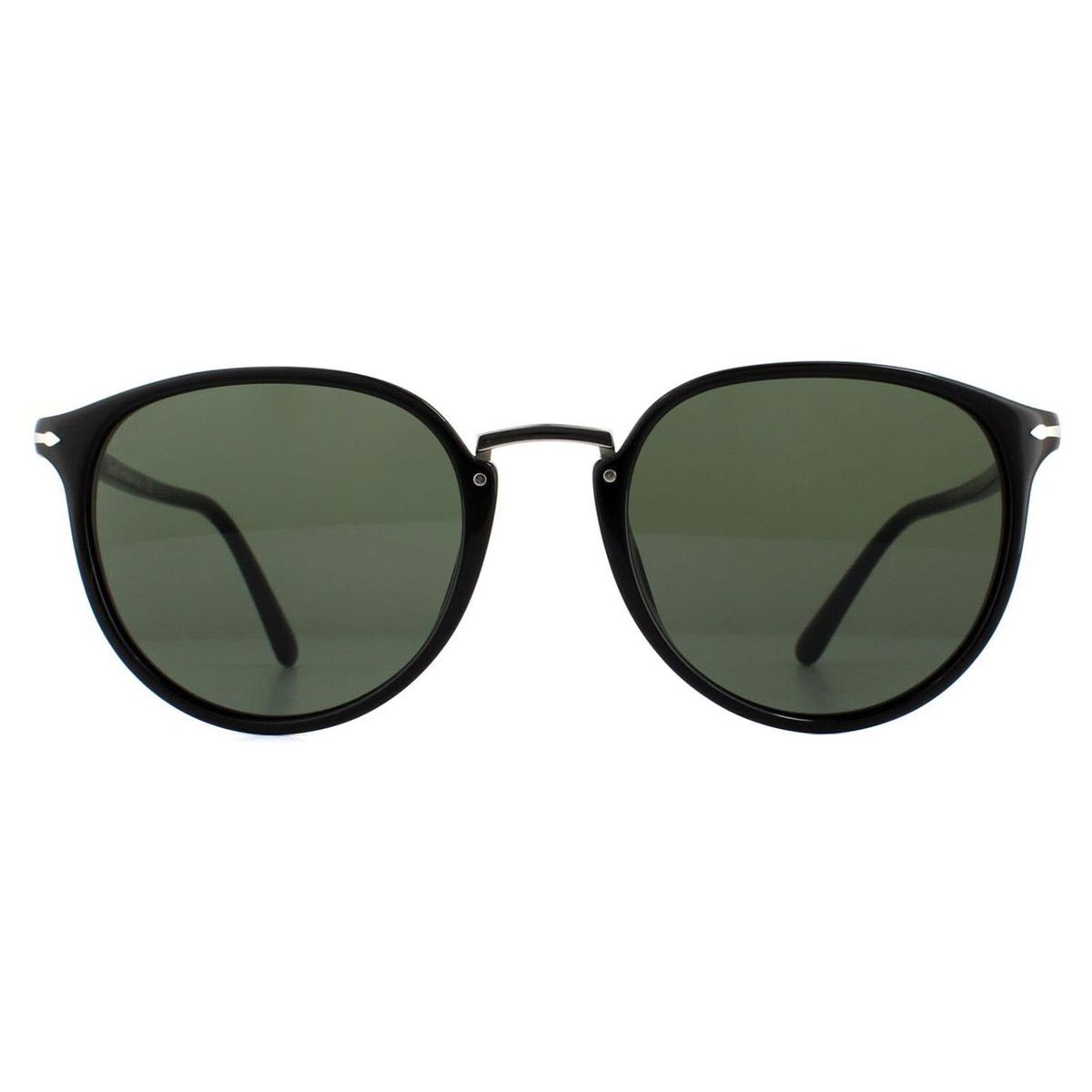 Klassische runde Sonnenbrille mit Metalldetails