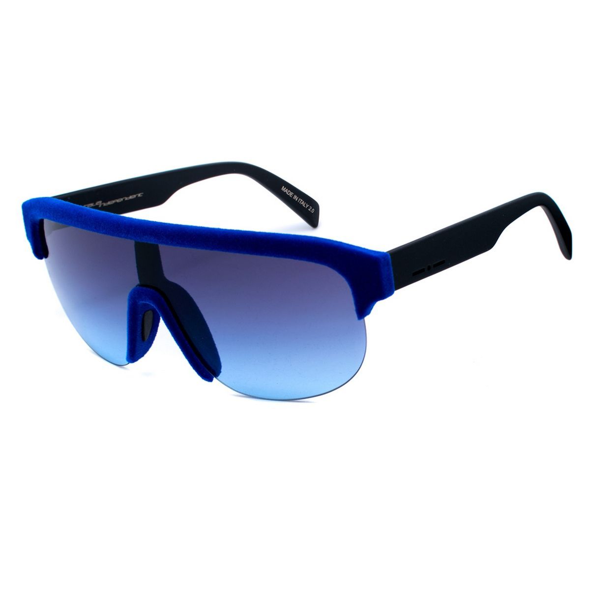 Blaue Acetat Visor Sonnenbrille