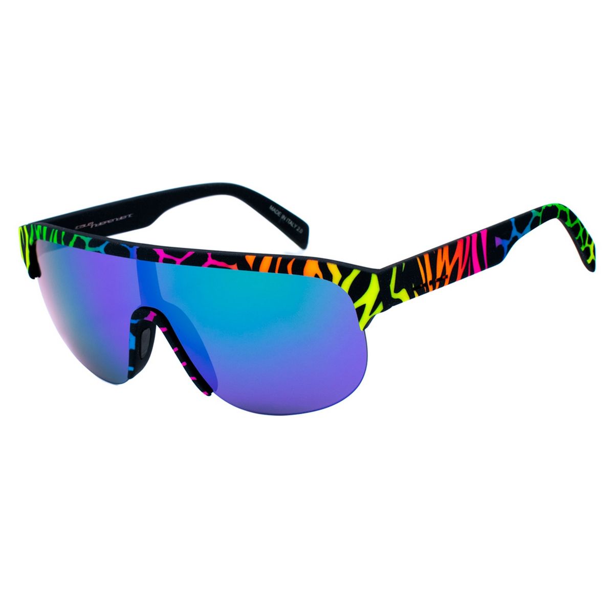 Blaue Acetat Visor Sonnenbrille