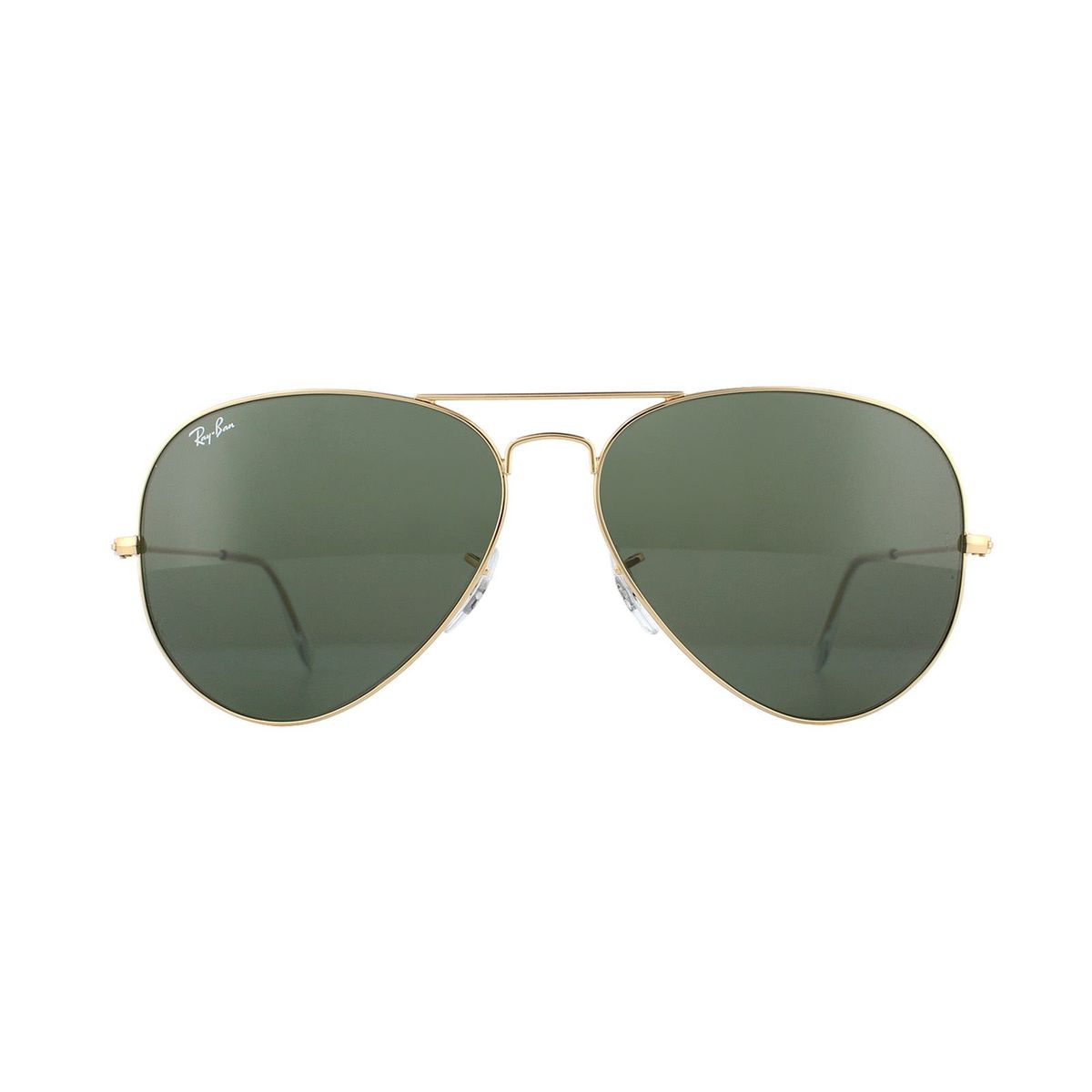 Klassische Pilotenbrille mit goldenem Rahmen