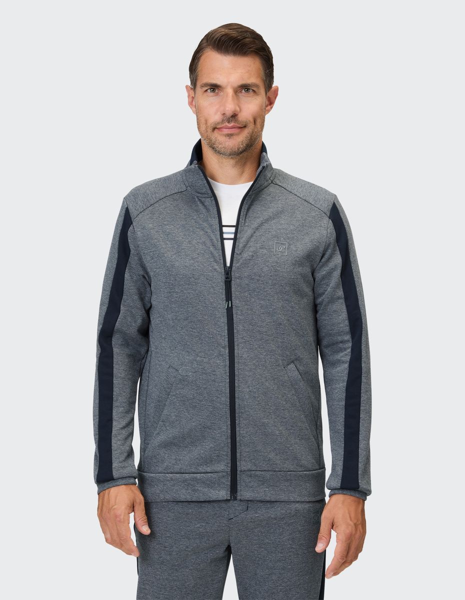 Herren Sportjacke mit durchgehendem Reißverschluss