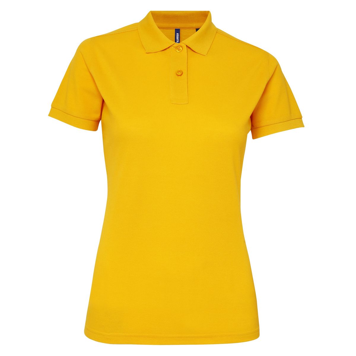 Asquith & Fox - Polo-Shirt mit kurzen Ärmeln - Damen (Gelb)