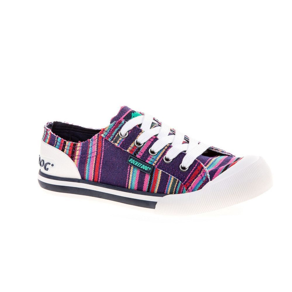 Rocket Dog Womens Jazzin Canvas Aloe Lace Up Turnschuhe