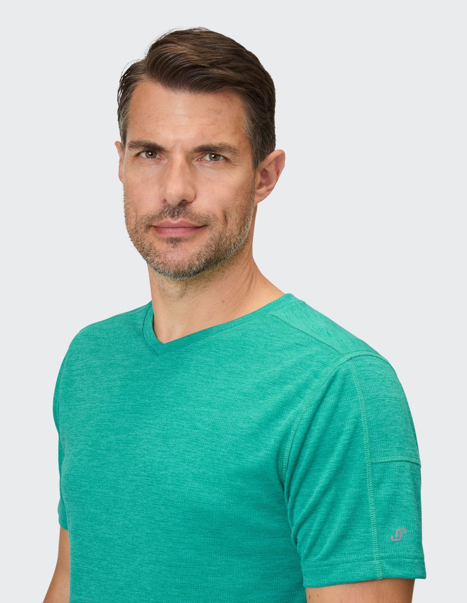 Modernes funktionelles Melange-Sport-T-Shirt