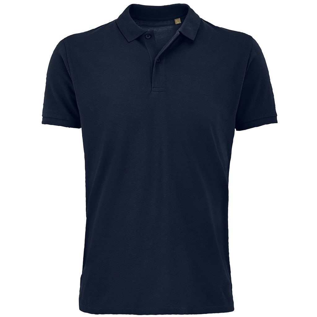Herren Einfarbiges Bio-Baumwoll-Poloshirt