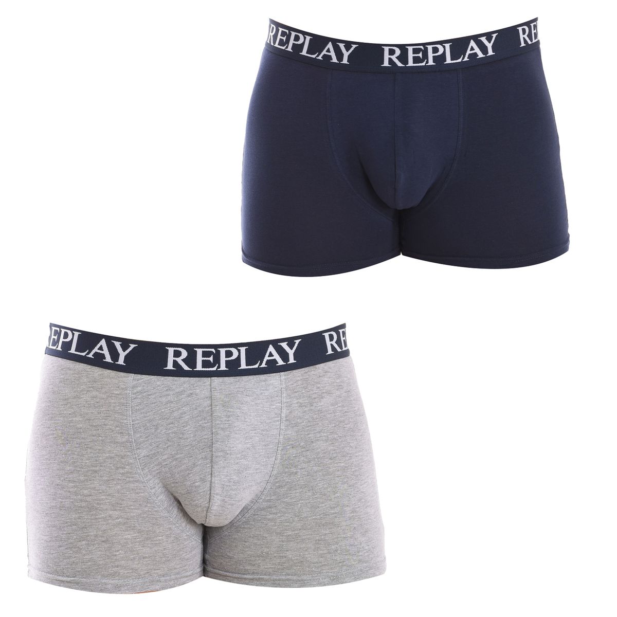 Stretch Baumwoll Boxershorts Zweierpack