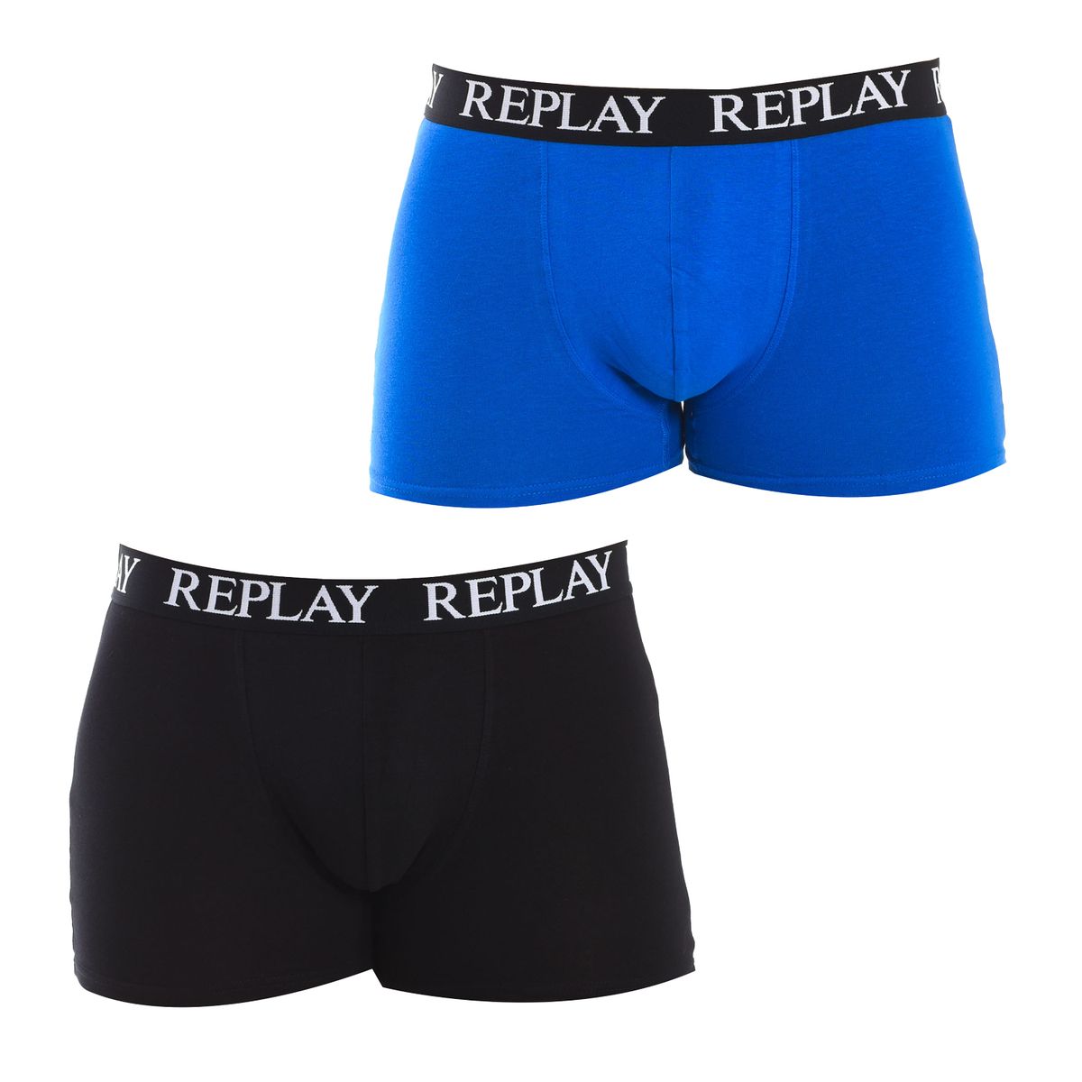 Stretch Baumwoll Boxershorts Zweierpack