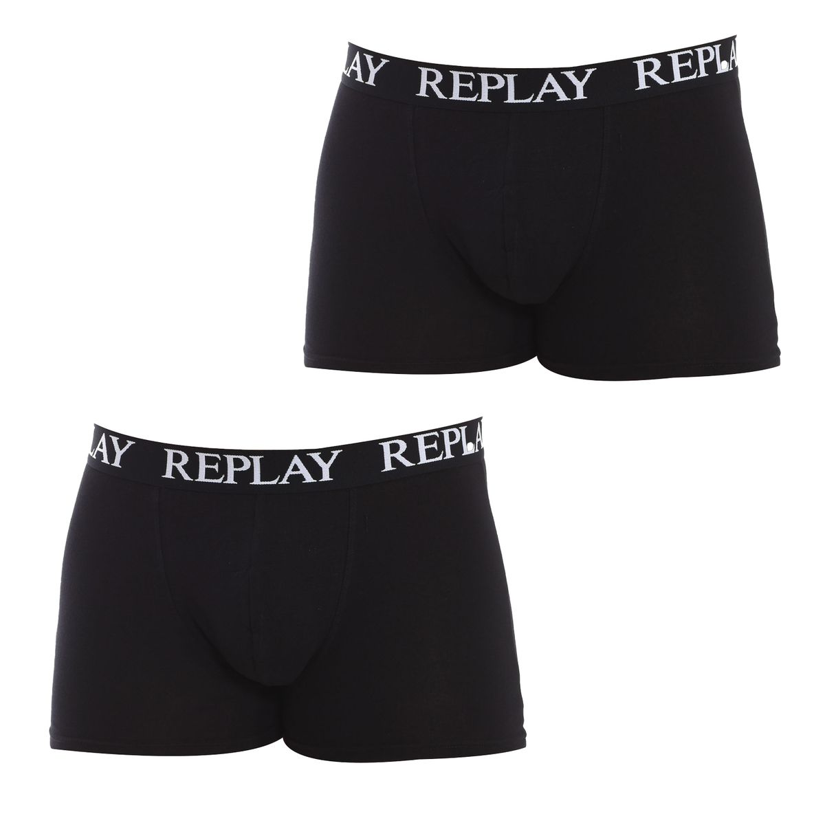 Stretch Baumwoll Boxershorts Zweierpack