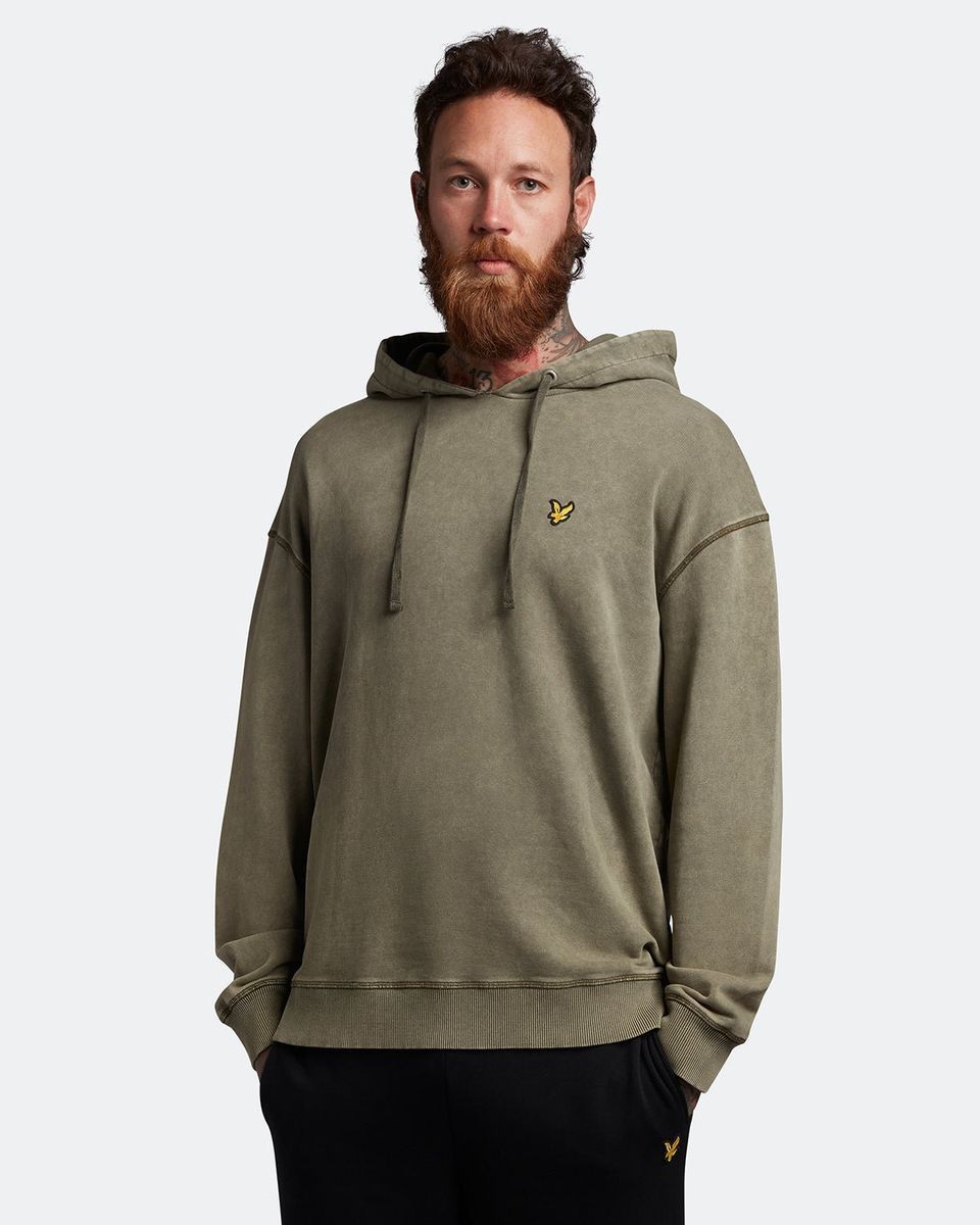 Herren Kapuzenpullover mit Vintage-Waschung
