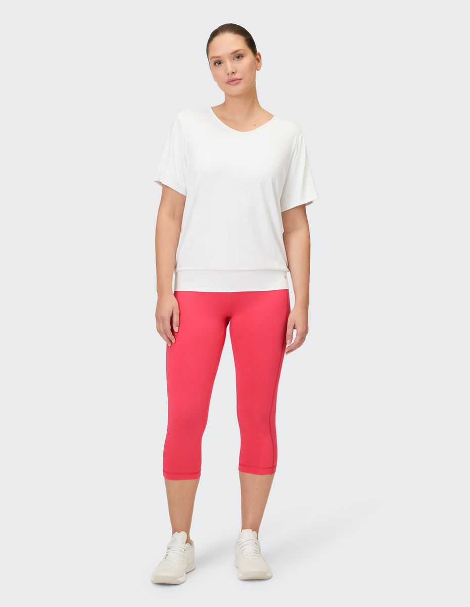 Aktive Capri Leggings mit hohem Bund