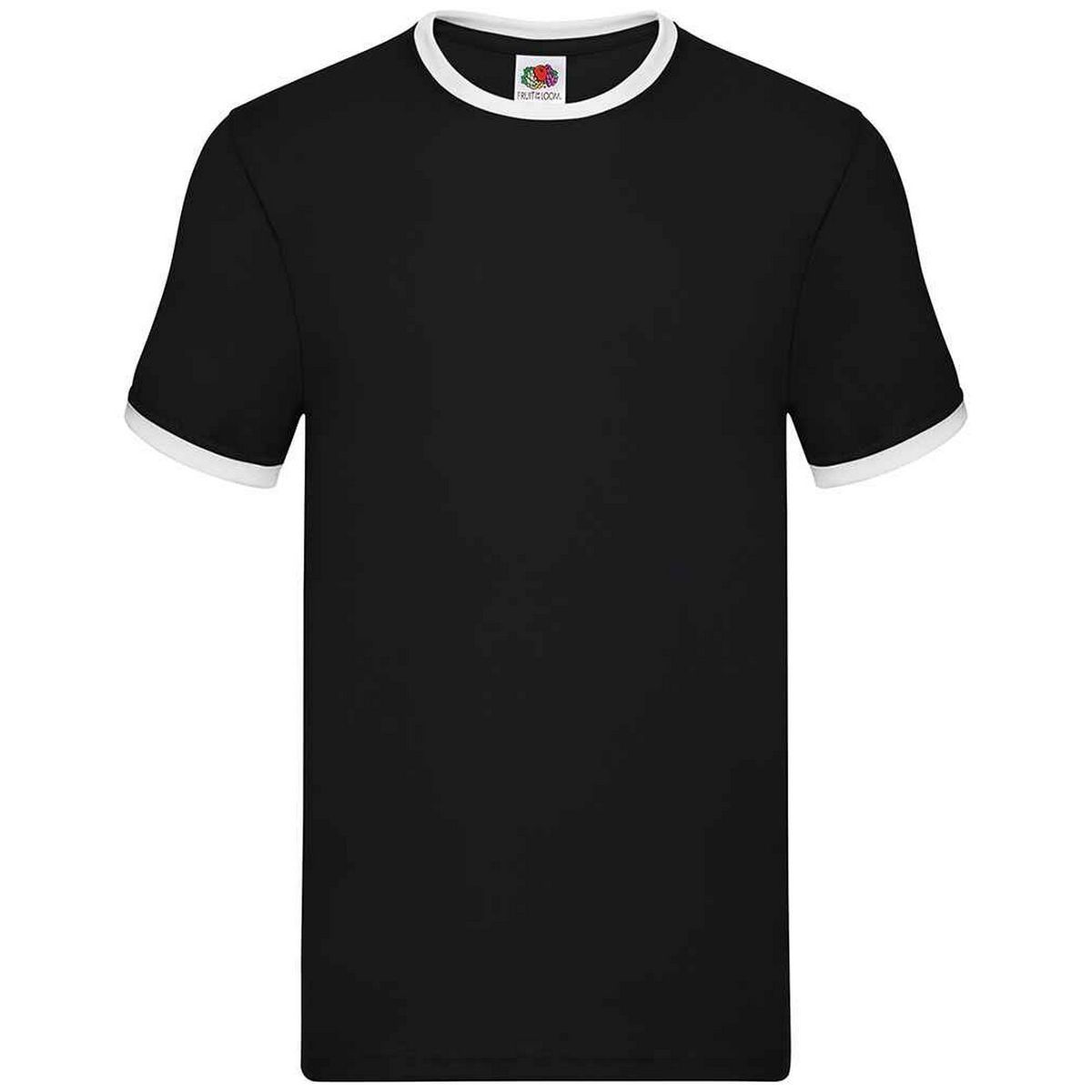 Herren T-Shirt mit Kontrastbesatz