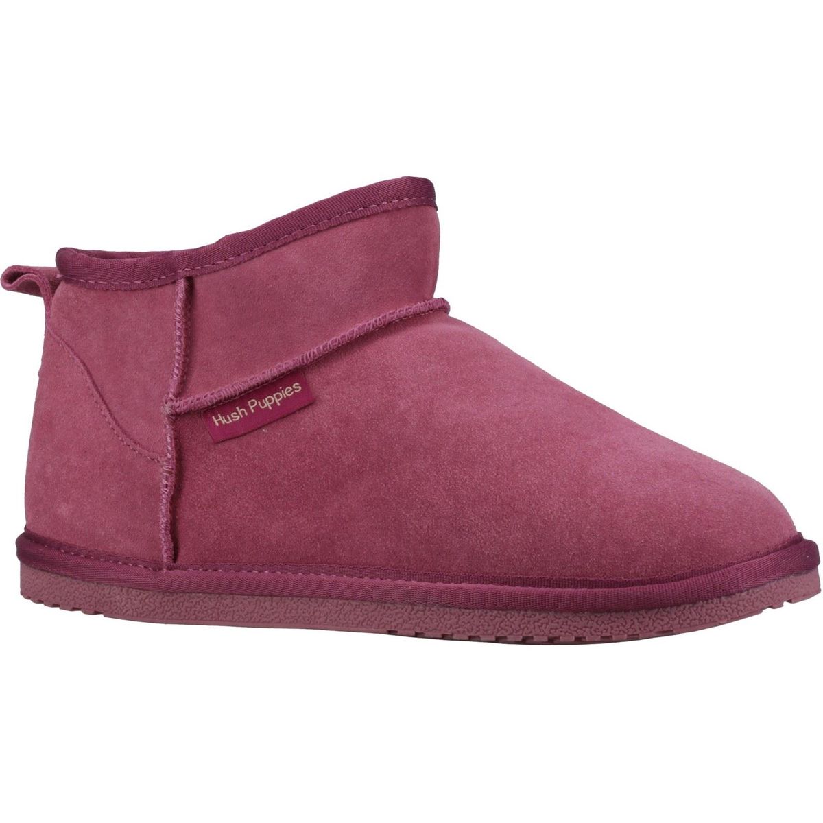 Hush Puppies Ashanti Wildleder Damen Rosa Pantoffeln