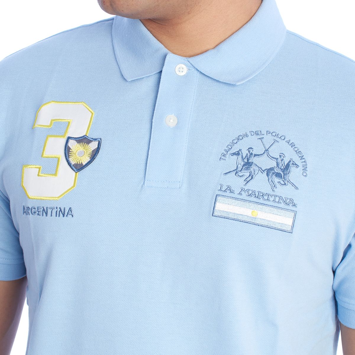 Klassisches Piqué-Poloshirt mit Stickerei