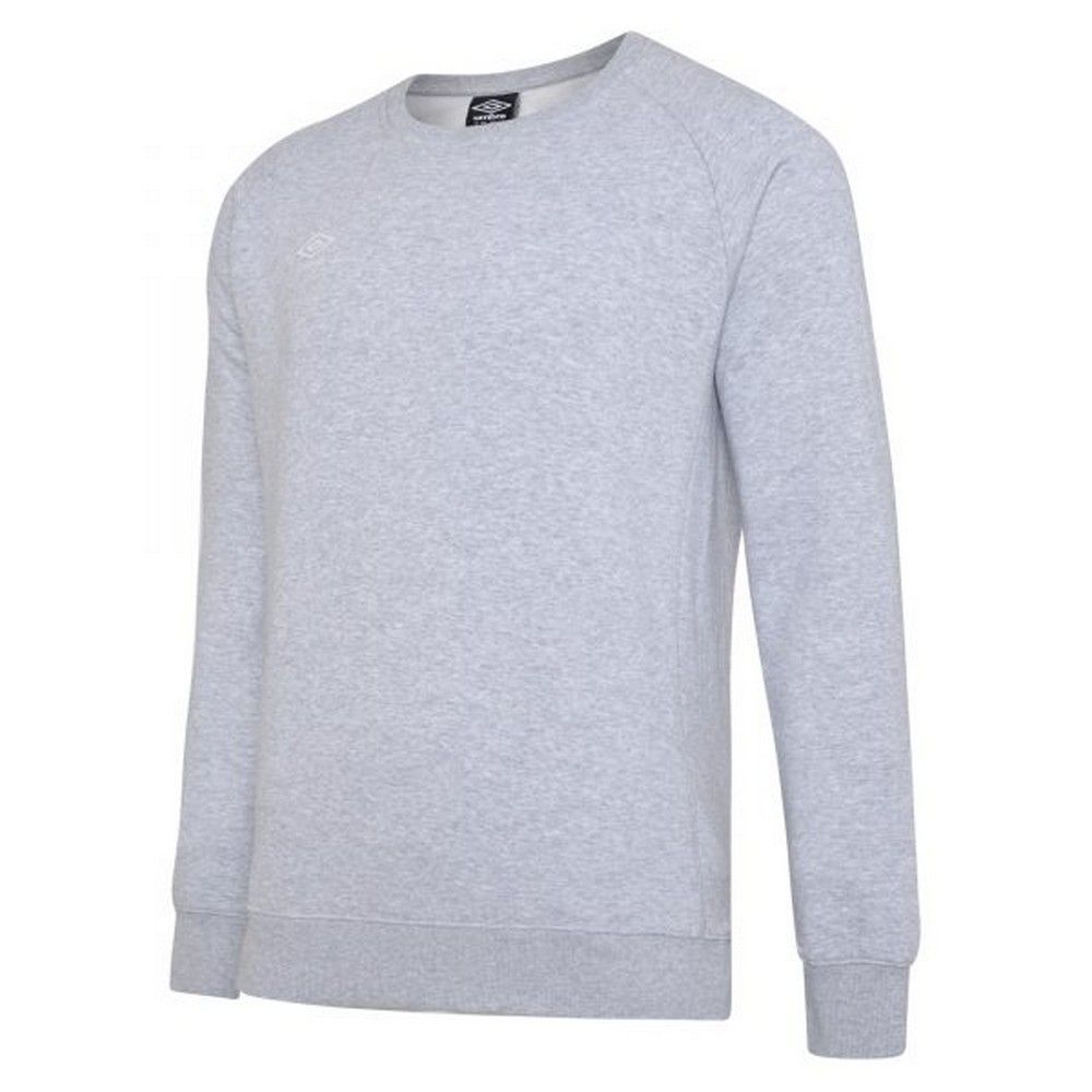 Klassisches Baumwollmischgewebe-Sweatshirt mit Rundhalsausschnitt