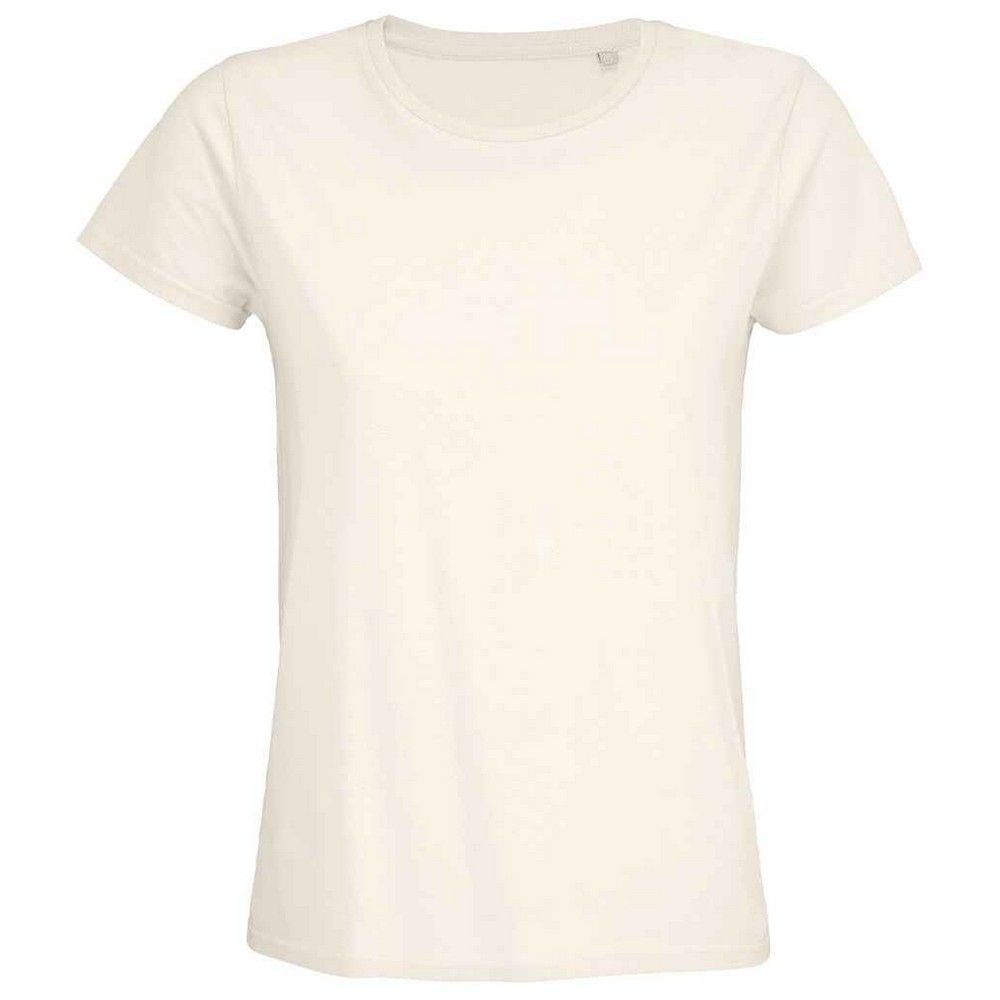 SOLS - "Pioneer" T-Shirt Baumwolle aus biologischem Anbau für Damen (Naturweiß)