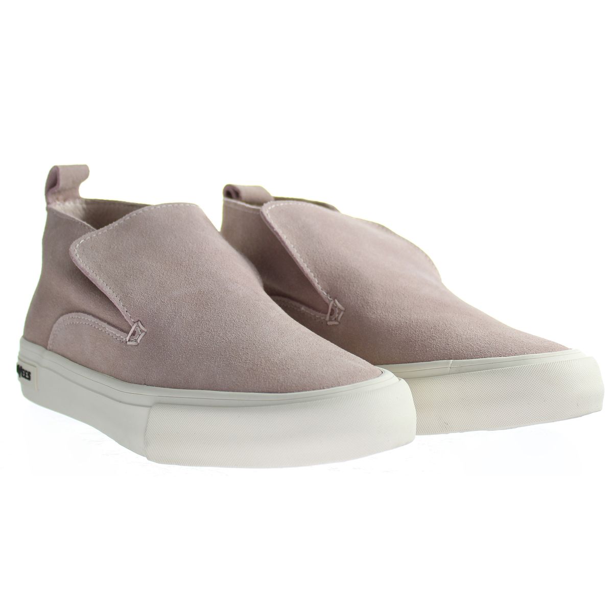 Mittelhohe Wildleder-Slipper