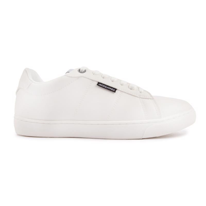 Minimalistische weiße Court Sneakers