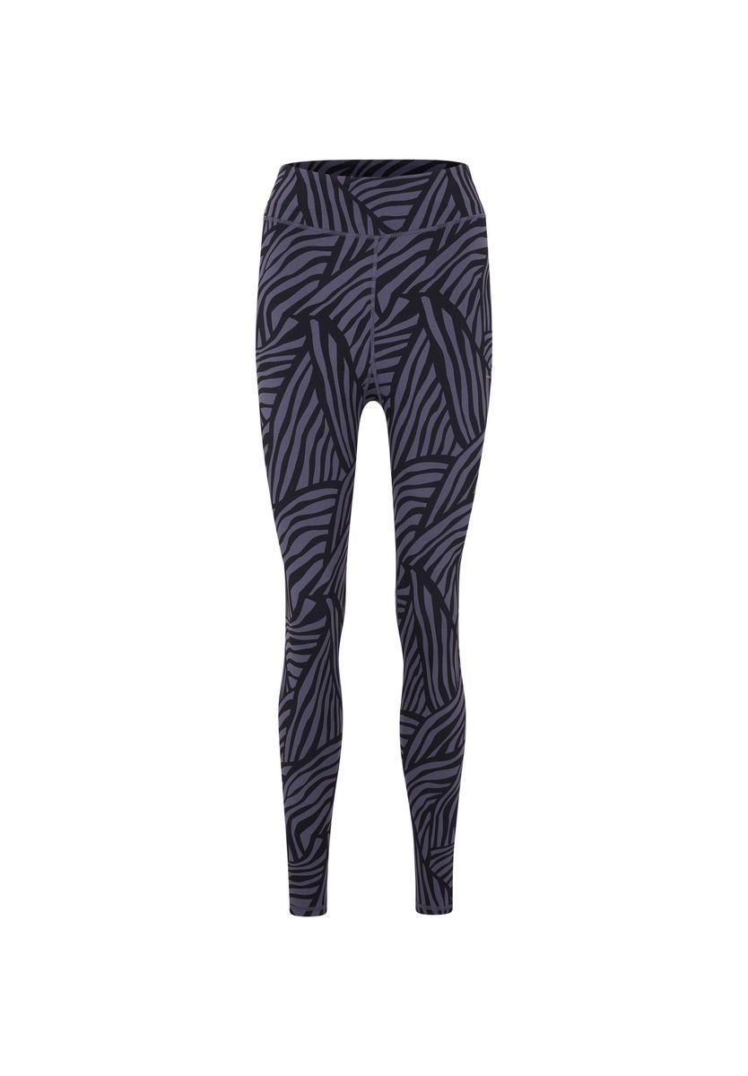 Gemusterte, hoch taillierte Sportleggings