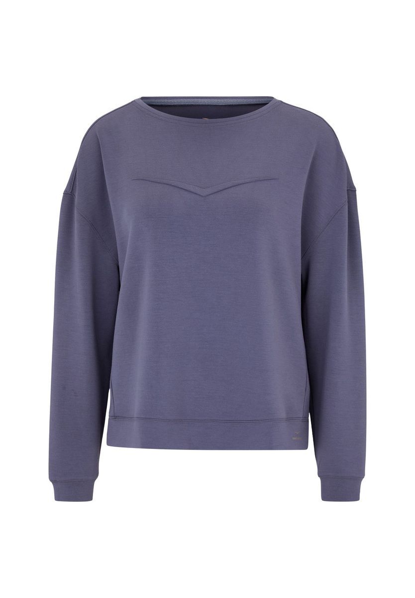 Sweatshirt aus Modal-Mischgewebe mit lockerer Passform