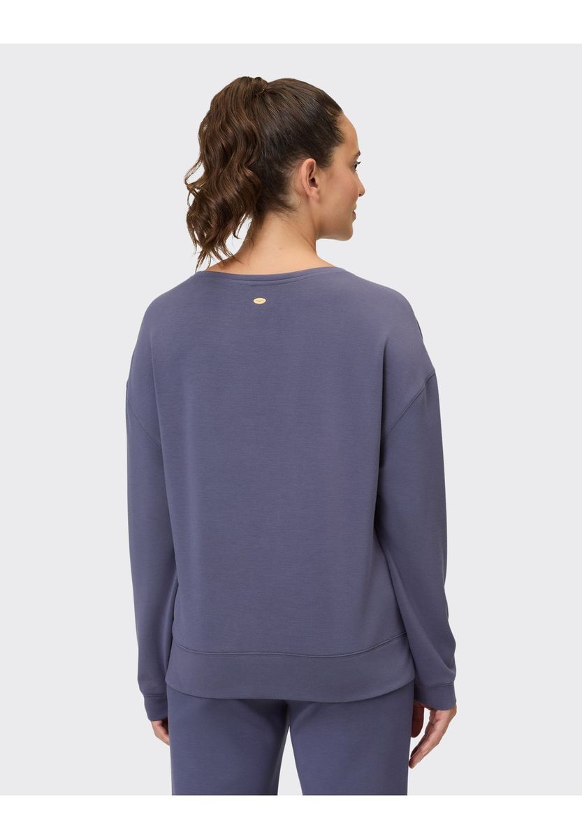 Sweatshirt aus Modal-Mischgewebe mit lockerer Passform