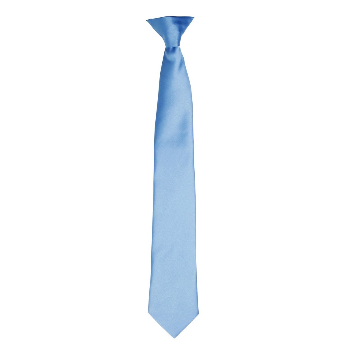 Herren Satin Clip-Krawatte