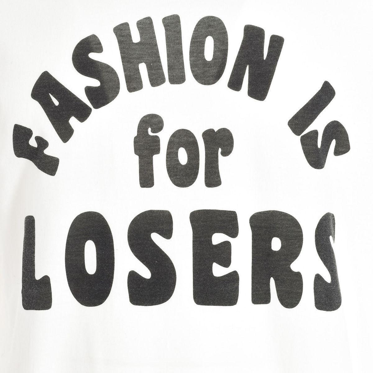 Grafik-Slogan T-Shirt aus Baumwolle