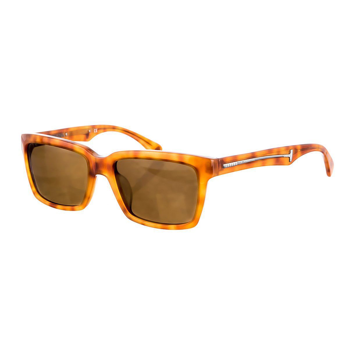 Rechteckige Acetat-Sonnenbrille