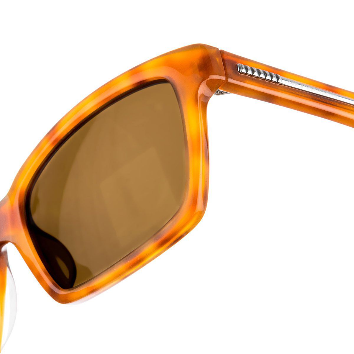 Klassische rechteckige Acetat-Sonnenbrille