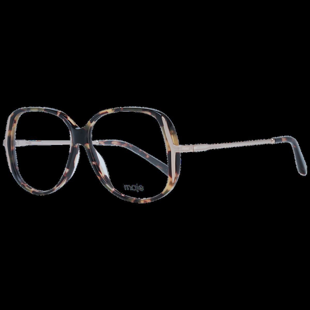 Übergroße Runde Brille mit Schildpattmuster