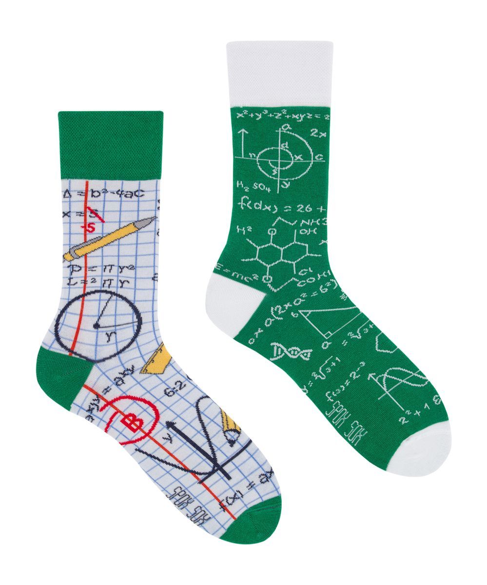 SPOX SOX - Herren & Damen Mismatched Novelty ungerade Socken - Back 2 School