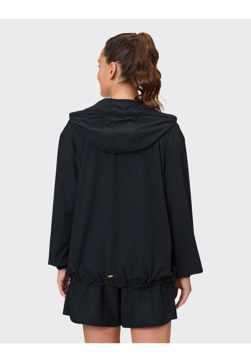 Trainingsjacke mit Kapuze und Reißverschluss