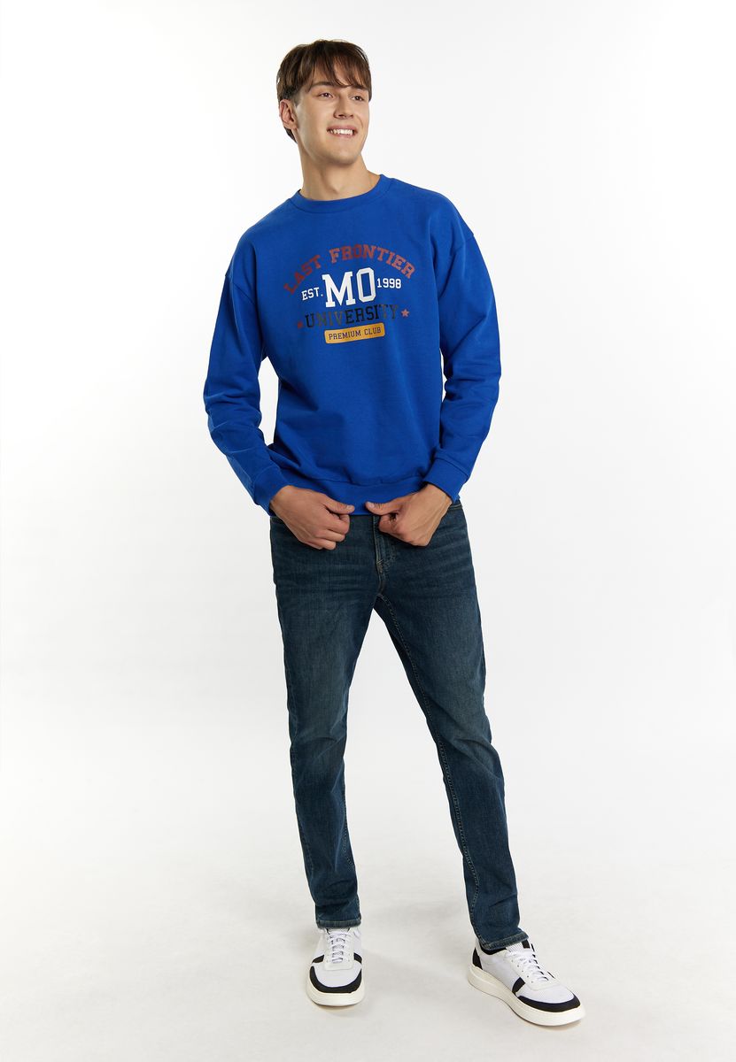 Grafik-Sweatshirt im College-Stil