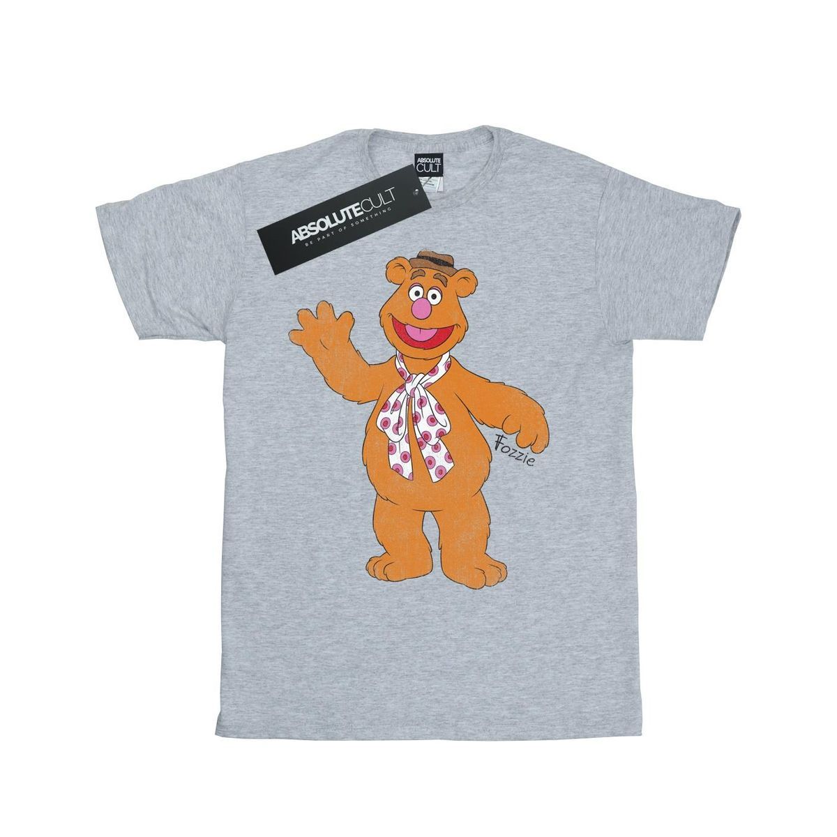 Disney - "The Muppets Classic Fozzy" T-Shirt für Herren (Grau meliert)