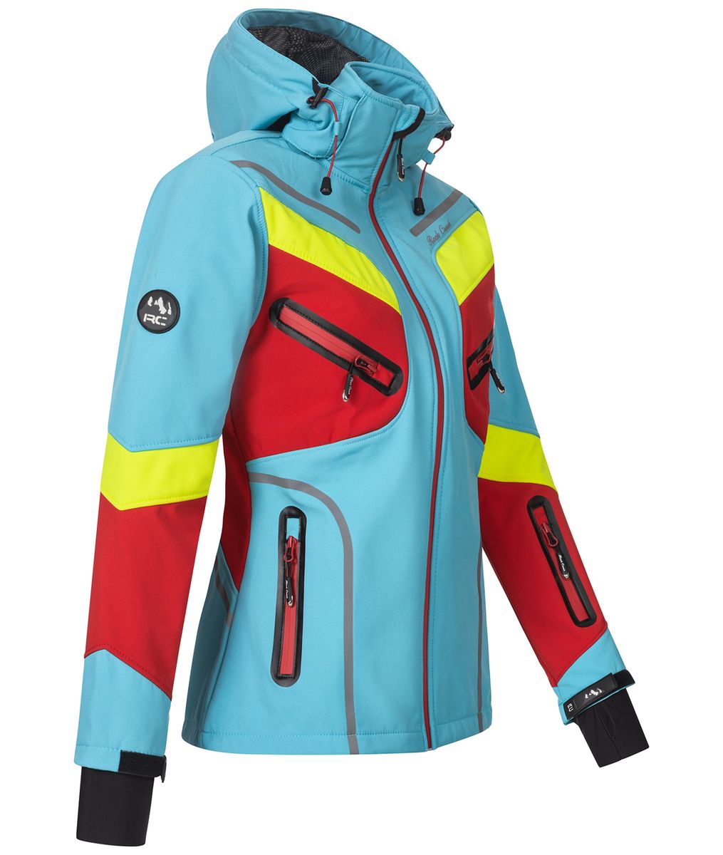 Funktionale Softshelljacke mit Kapuze