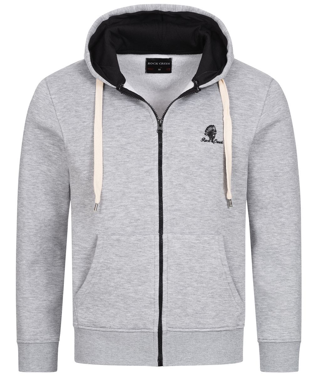 Herren Klassische Kapuzenjacke mit Reißverschluss