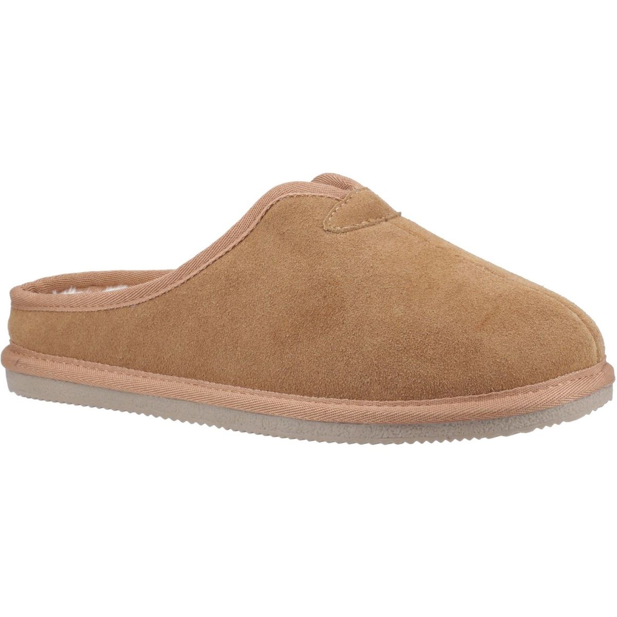 Hush Puppies Conrad Wildleder Herren Pantoffeln Tan