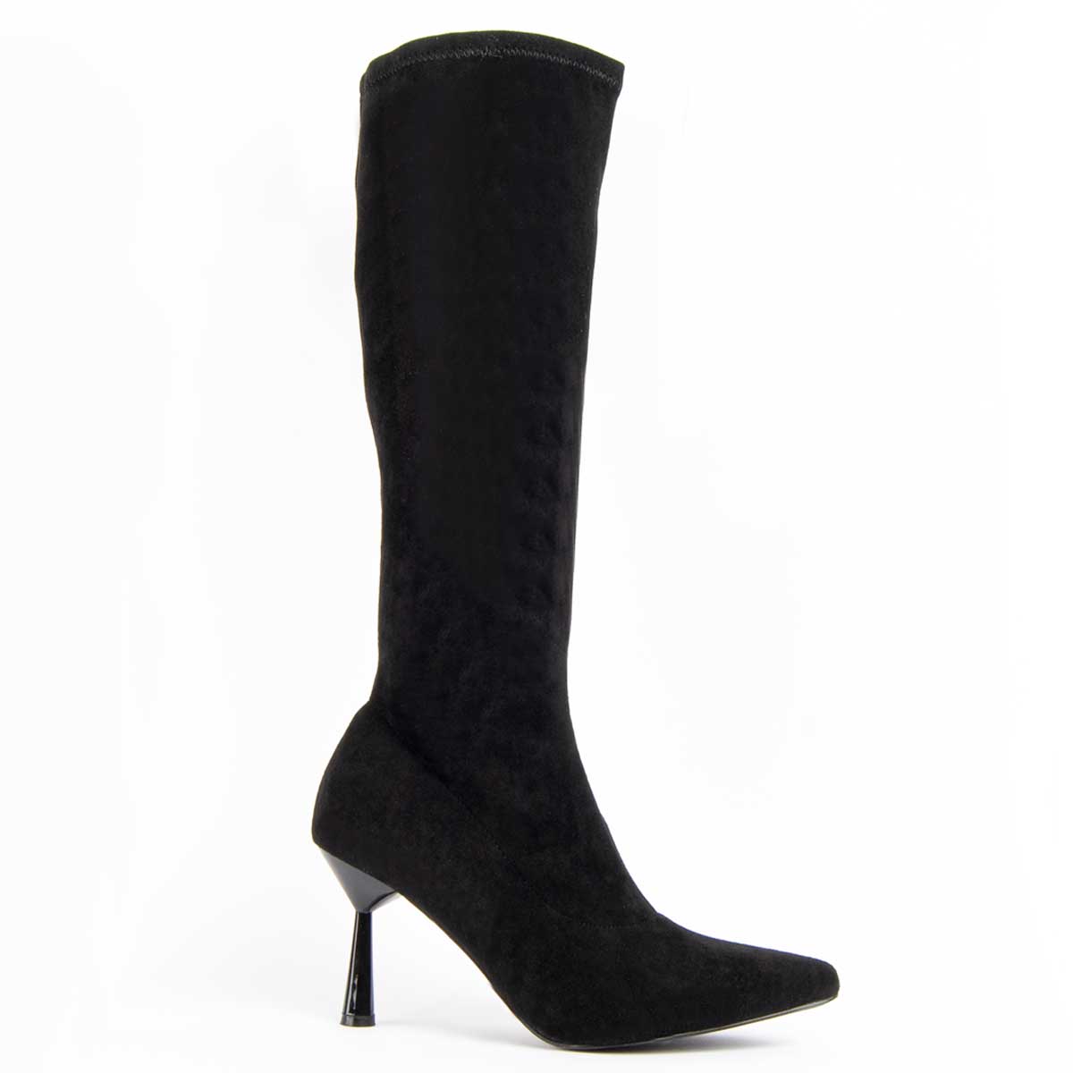 Eleganter Schwarzer Stiefel mit Absatz