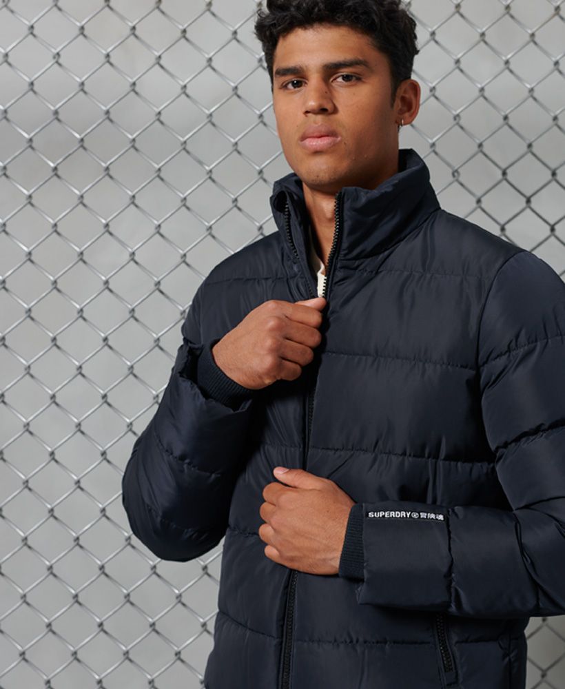 Herren Steppjacke mit hohem Kragen
