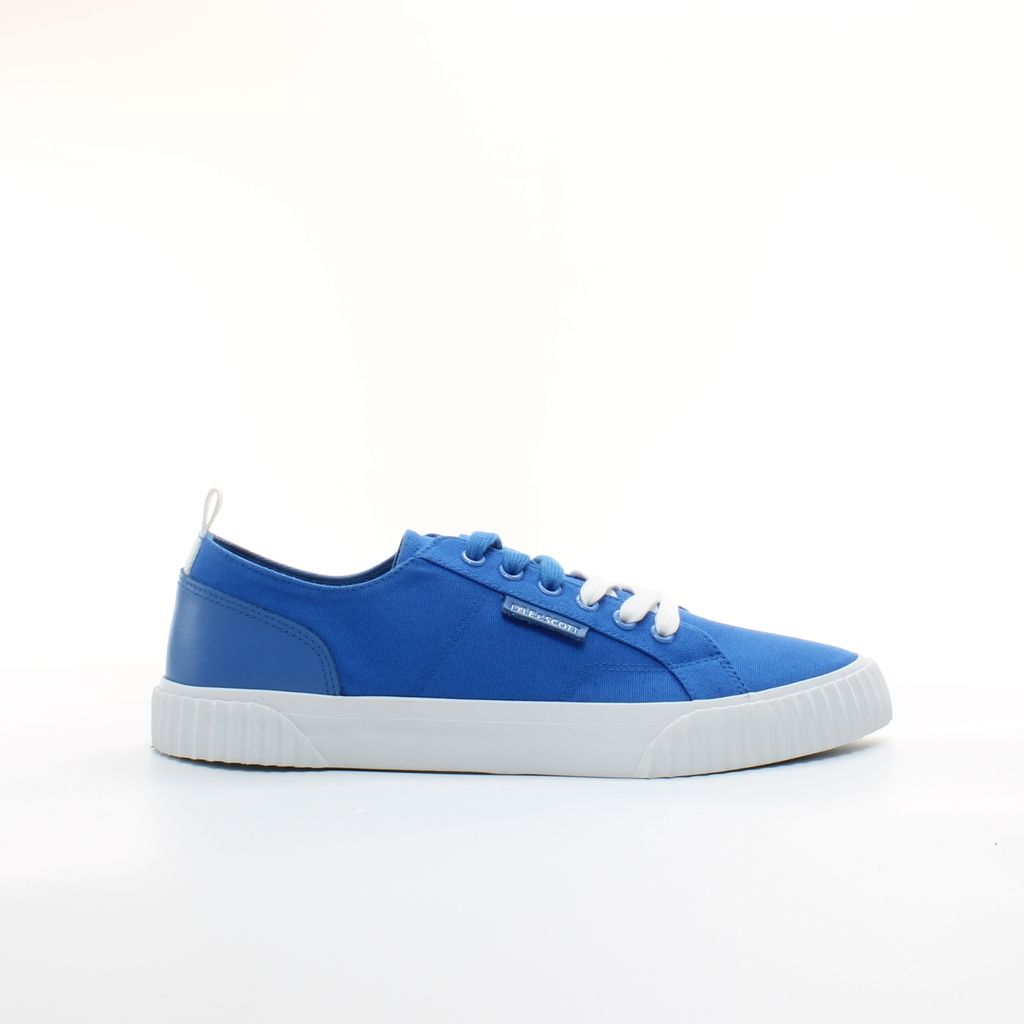 Herren Blaue Canvas Freizeitsneaker