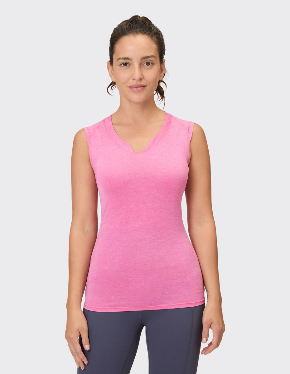 Ärmelloses Activewear-Top mit V-Ausschnitt