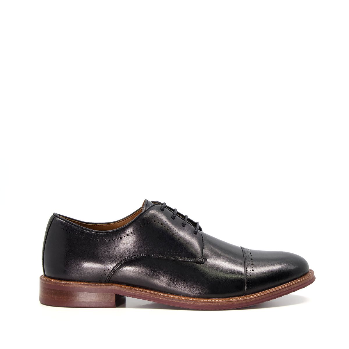 Klassische Derby-Schuhe mit Lochmuster