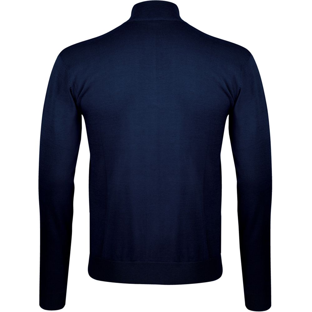 Strickjacke mit Stehkragen und Reißverschluss