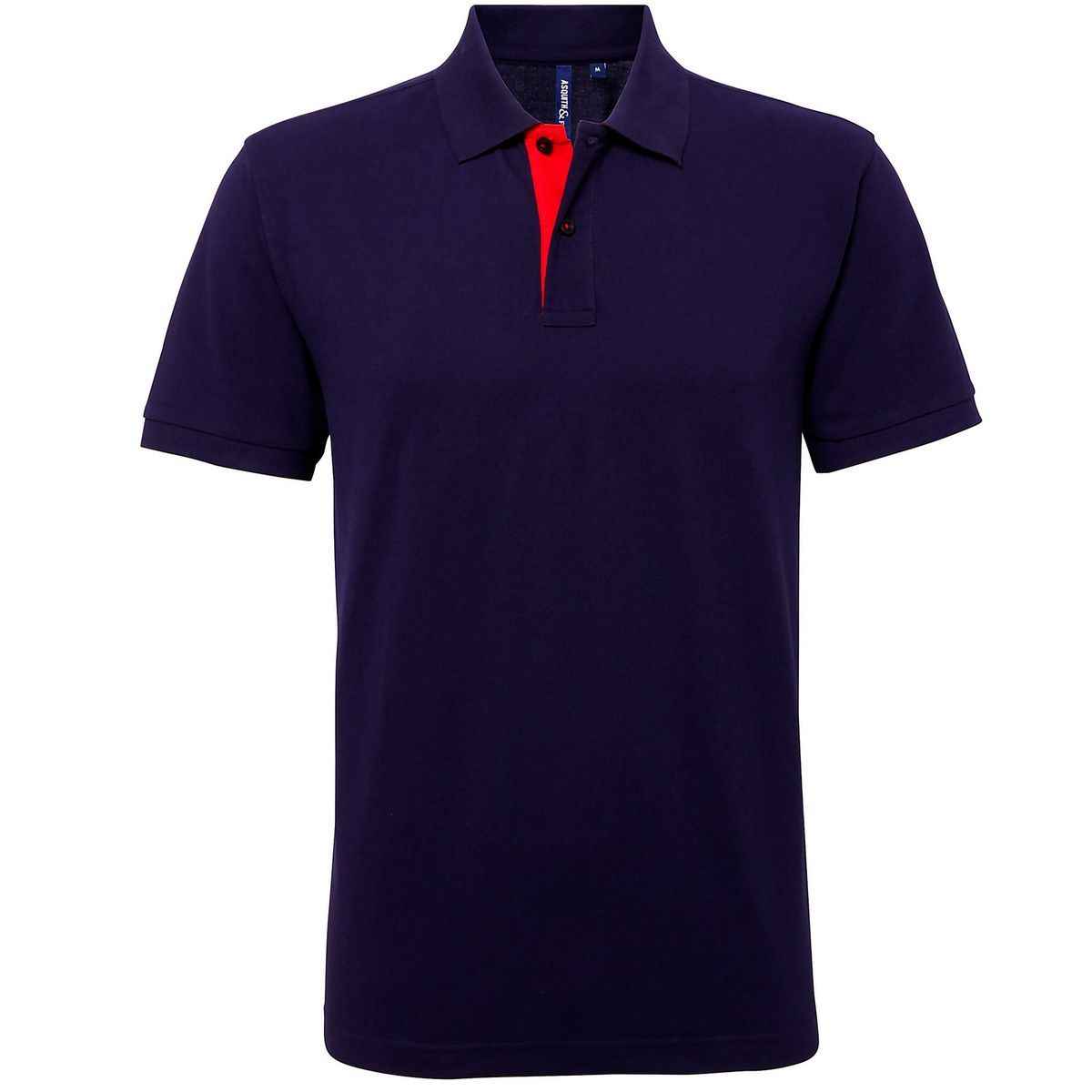 Klassisch geschnittenes Kontrast-Poloshirt