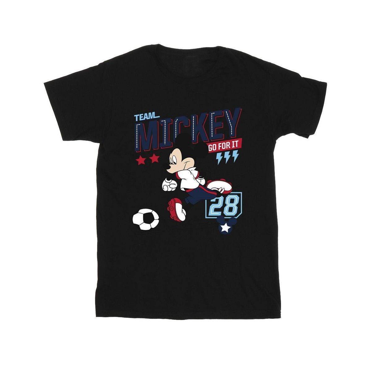 Team Mickey Fußball Grafik T-Shirt