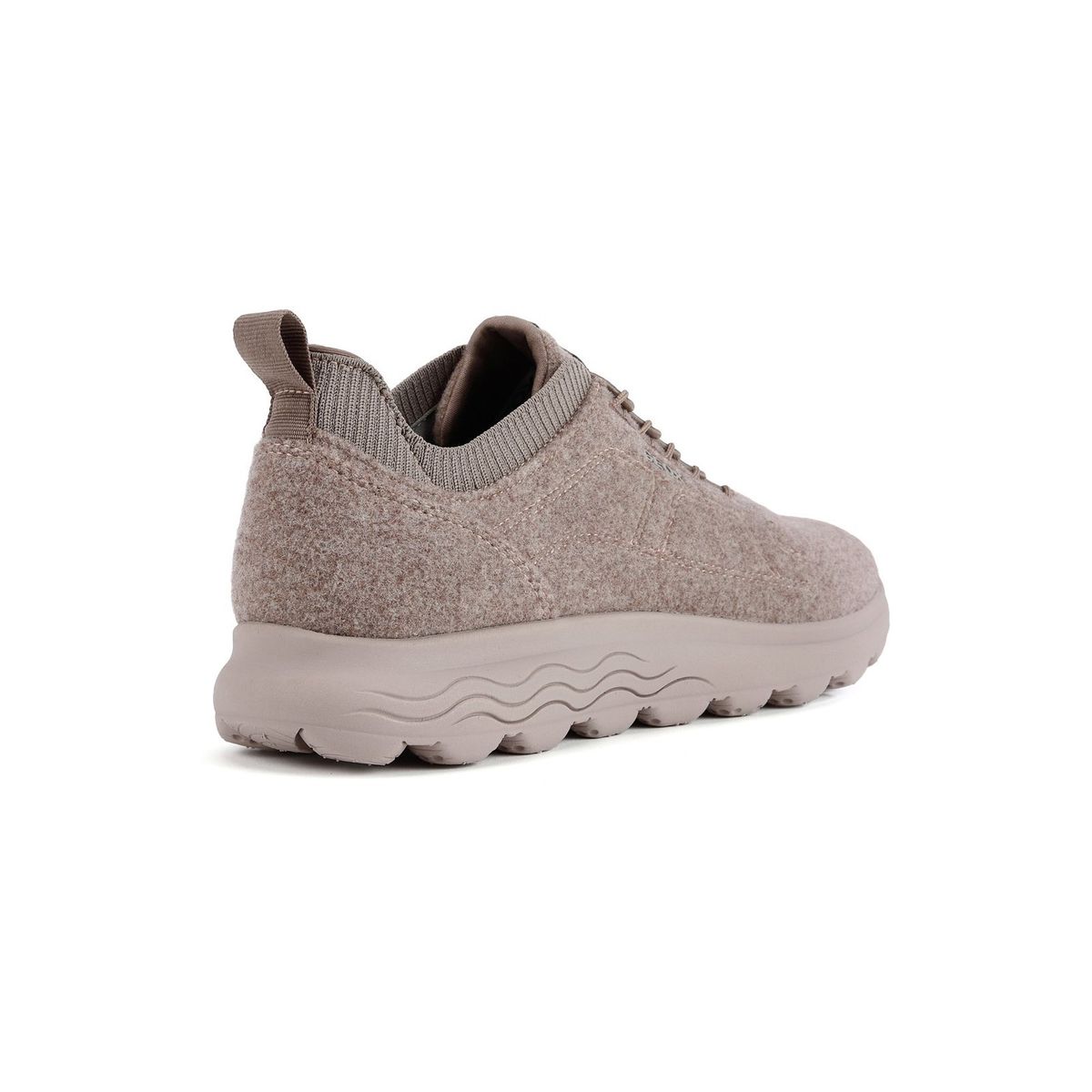 Gedämpfte Sneaker aus Wollmischgewebe