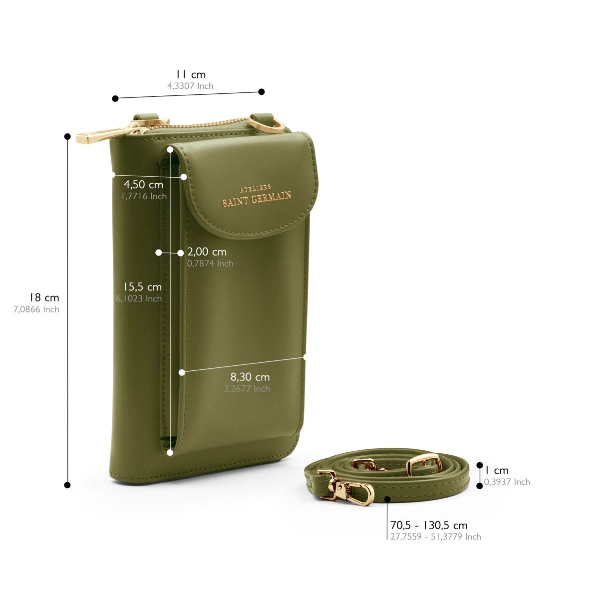 London Crossbody Smartphone-Tasche